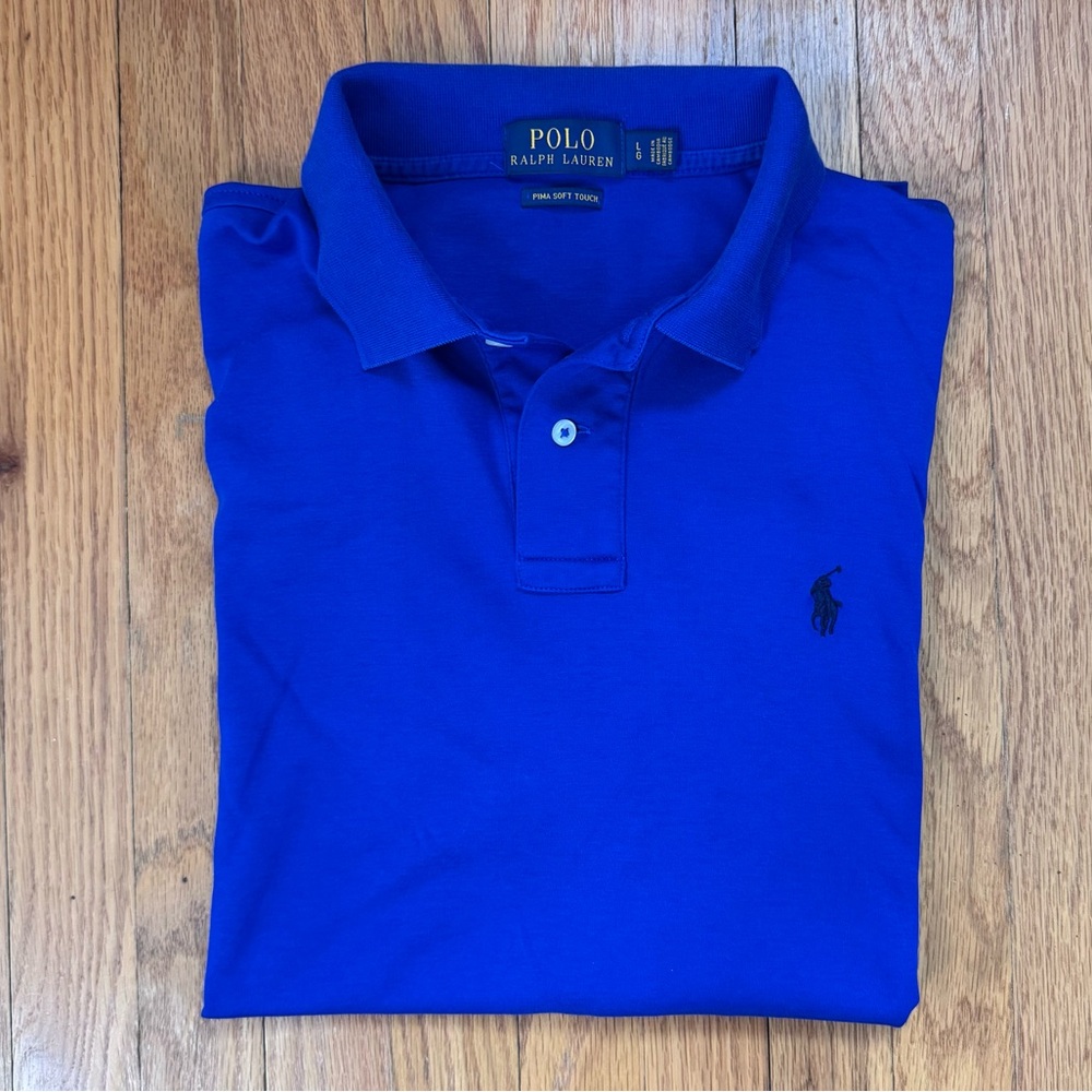 Polo by Ralph Lauren Men's Shirt in Bold Blue